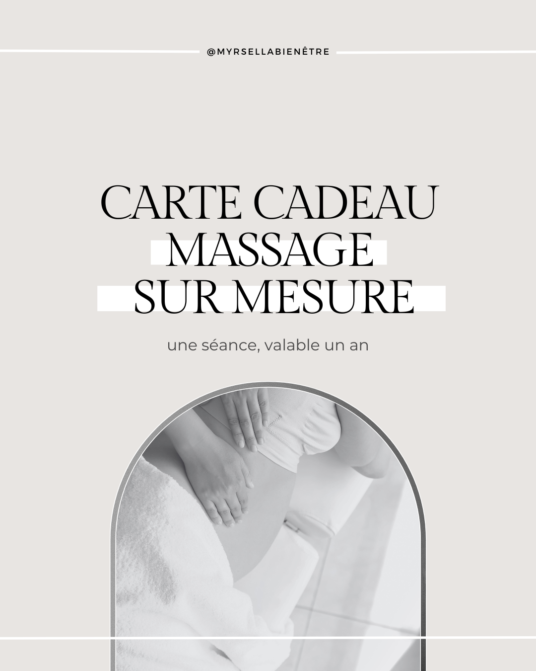 Massage sur mesure - Bon Cadeau – Image 2