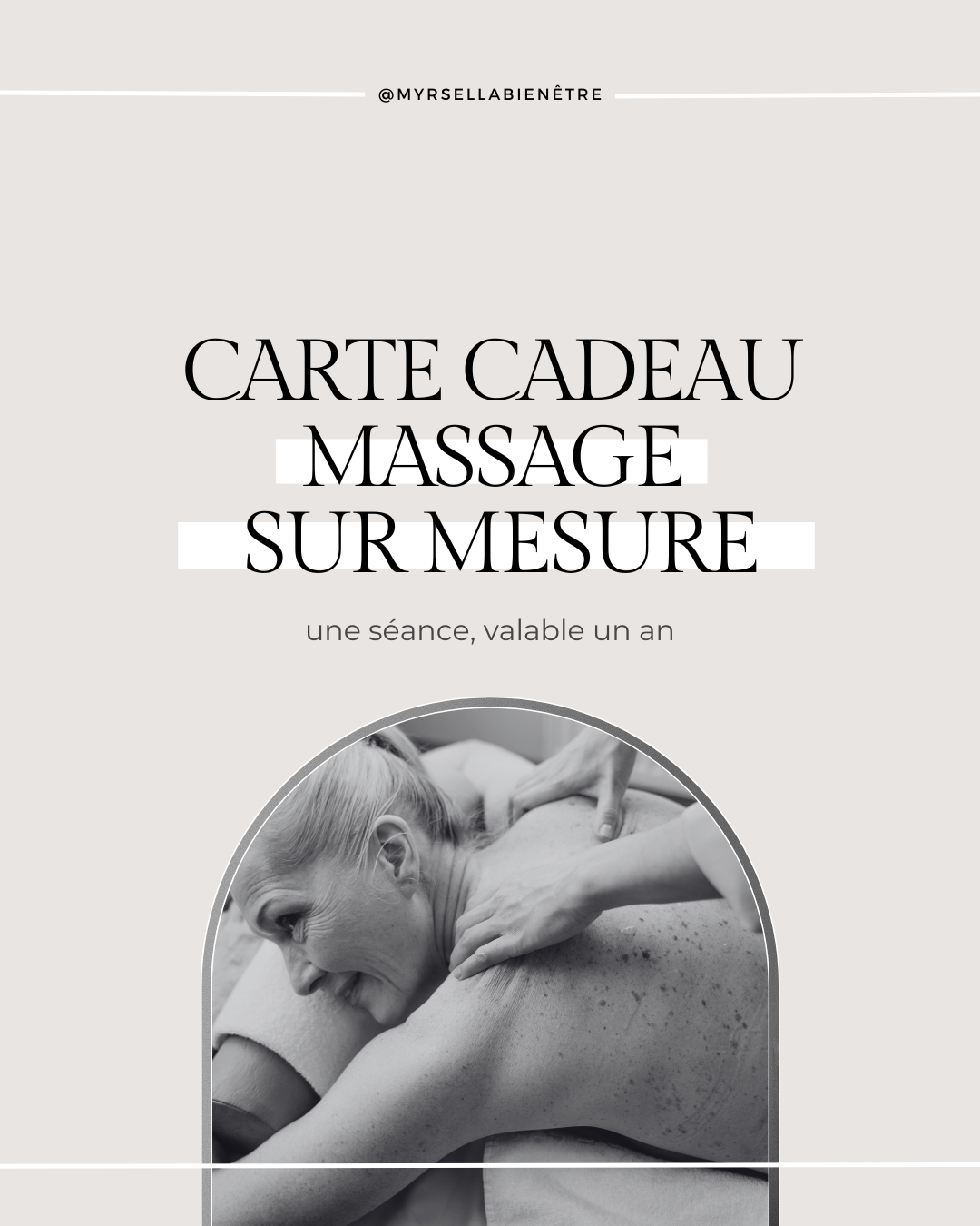 Massage sur mesure - Bon Cadeau